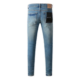 Purple Brand Jeans Pure Cotton High Street Trend #9037